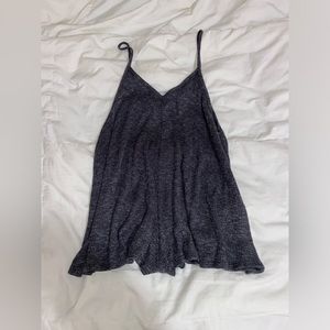 Gray Slinky Romper Dress - Dainty Hooligan - Size XS
